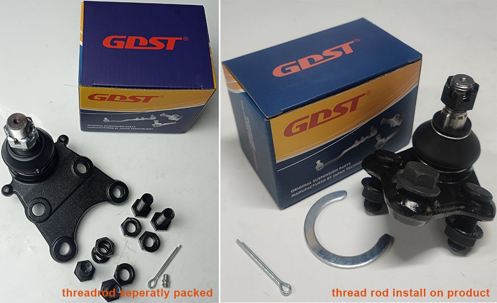 thread rod separately pack or install