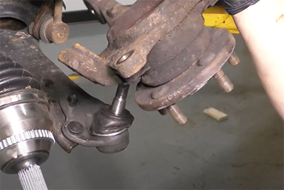 How to Replace Steering Knuckle: step 5