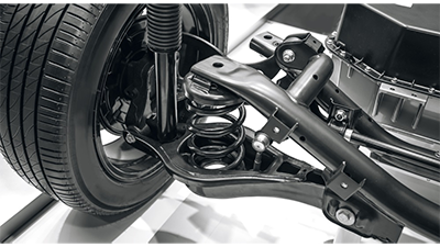 Funcation of control arm: Absorbs Road Shocks and Vibrations