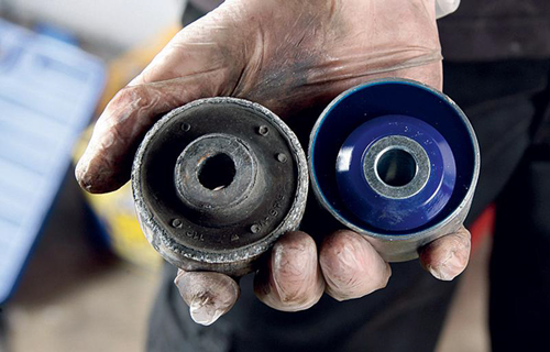 Rubber vs. Polyurethane Sway Bar Bushing