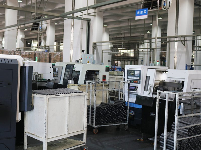 shock absorber raw material inpsection and cutting