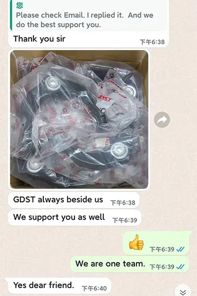 GDST quality control team inspecting auto parts before shipment