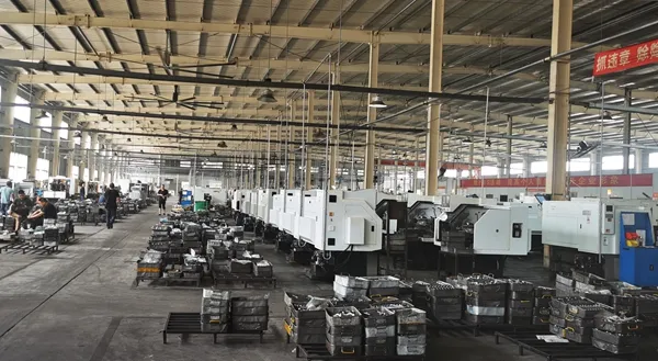 Inside a ball joint manufacturing facility with production lines