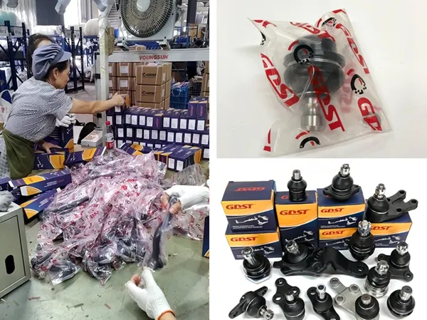 Custom packaged ball joints for private label automotive brands