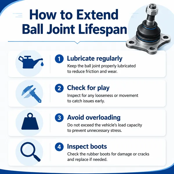 Ball joint lifespan tips and maintenance guide