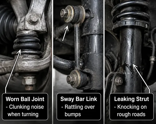 Ball joint noise diagnosis versus sway bar link and strut noise