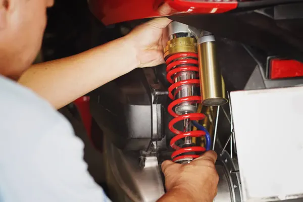 Validate replacement shock absorbers after installation