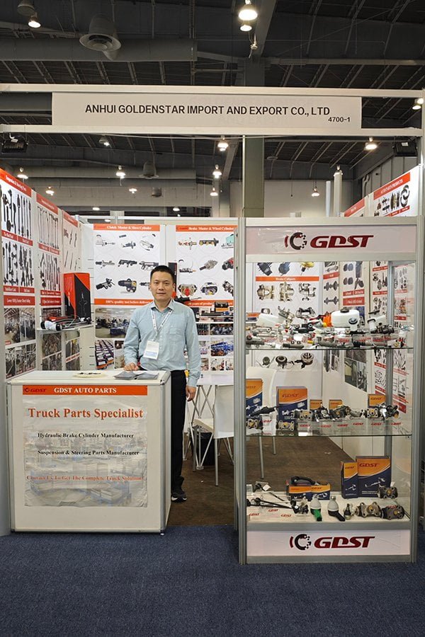 GDST Auto Parts exhibition booth at Automechanika Mexico