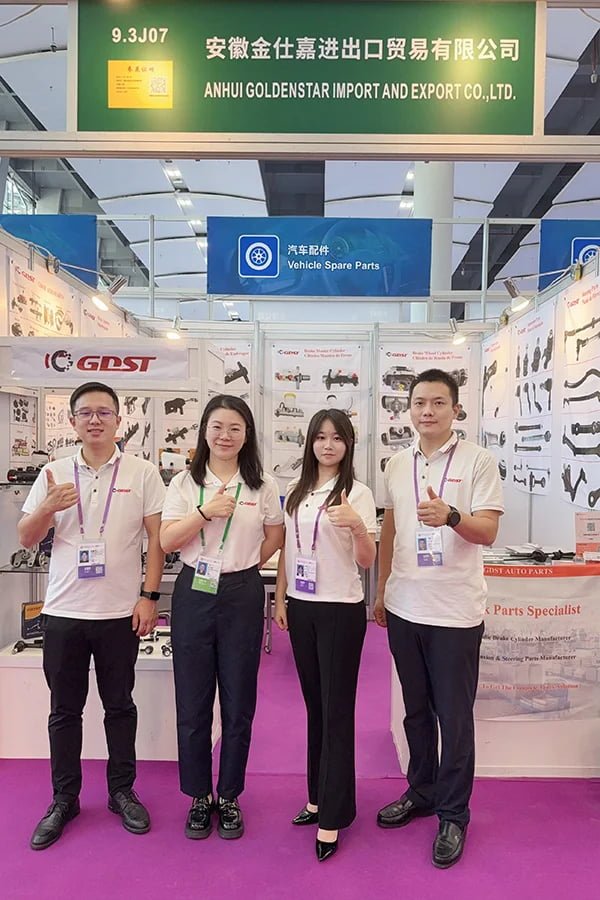 GDST Auto Parts exhibition booth at Canton Fair