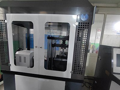 Strut mount fatigue life testing under repeated simulated impact loads
