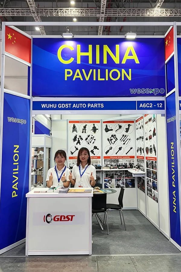 GDST Auto Parts exhibition booth at INAPA Indonesia
