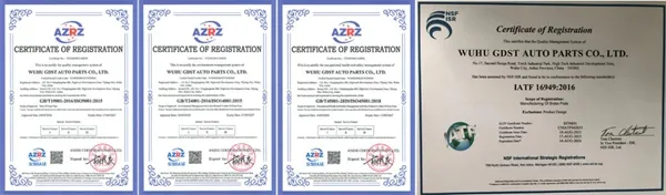 IATF16949 quality certification ball joint supplier IATF16949 quality system for ball joint manufacturing