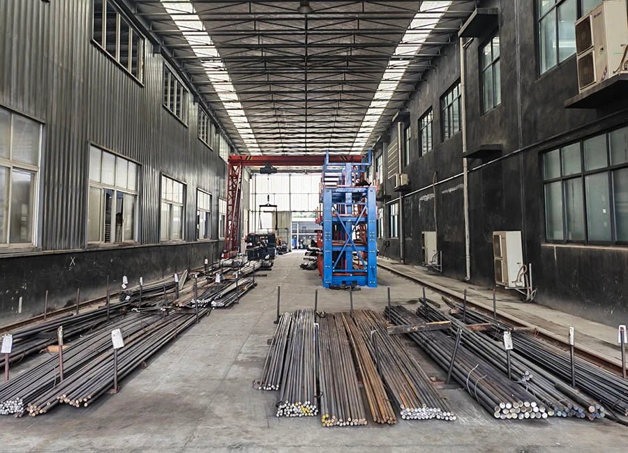Raw steel material inspection for automotive suspension parts manufacturing