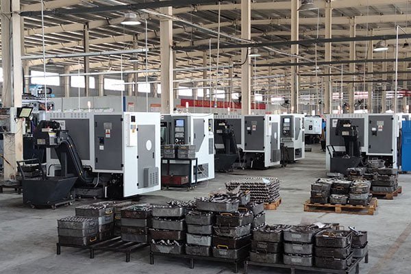Suspension and steering parts factory production area