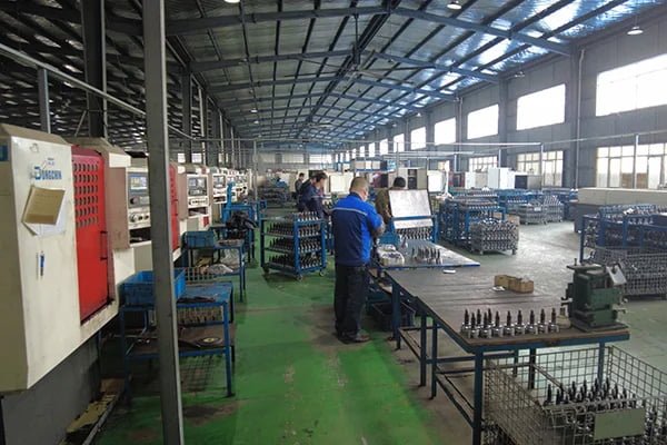 CV joint factory production area for CV joints and drive shafts