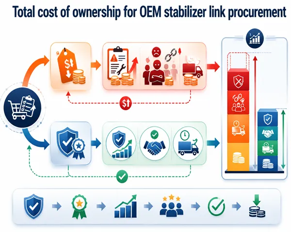 Total cost of ownership for OEM stabilizer link procurement