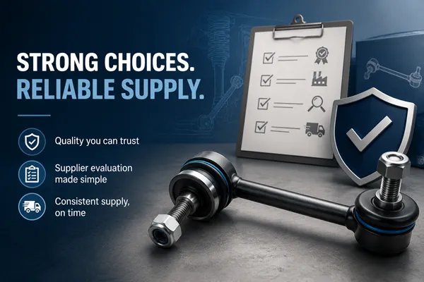 Sway bar link supplier selection guide for procurement managers