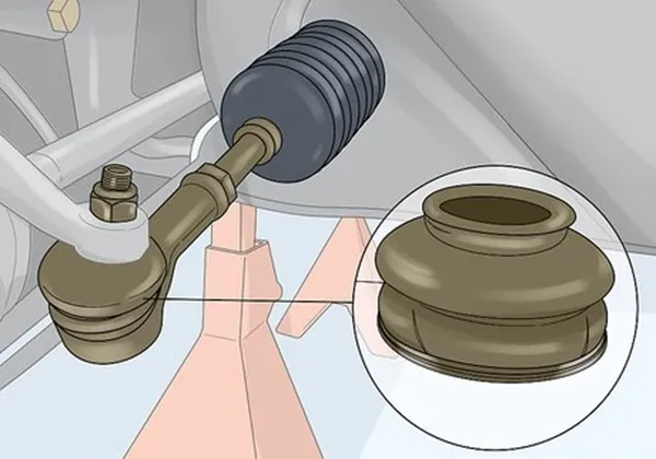 rack end failure causes inspection and steering component wear analysis