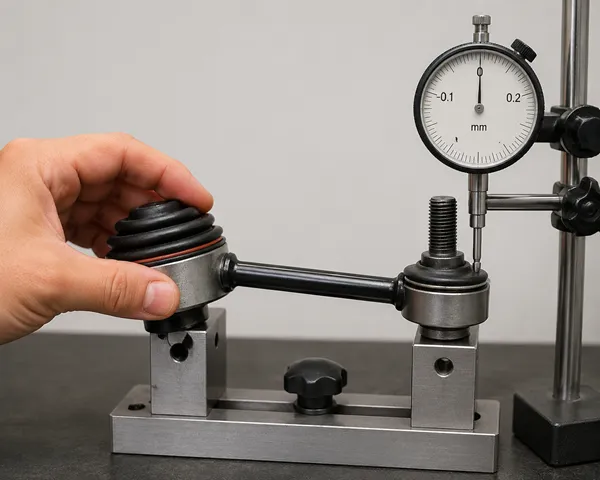 Sway bar link hand-shake test limitation Hand-shake test vs. precision ball stud gap measurement
