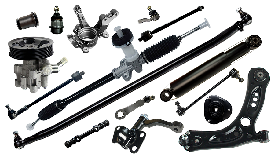Complete range of suspension and steering auto parts