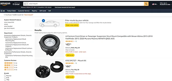 strut mount price